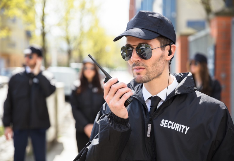 Mobile security patrol guard on duty in San Jose, CA